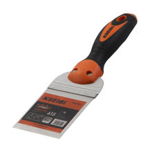 Stainless Steel Drywall Coating Taping Knife With Rubber Handle